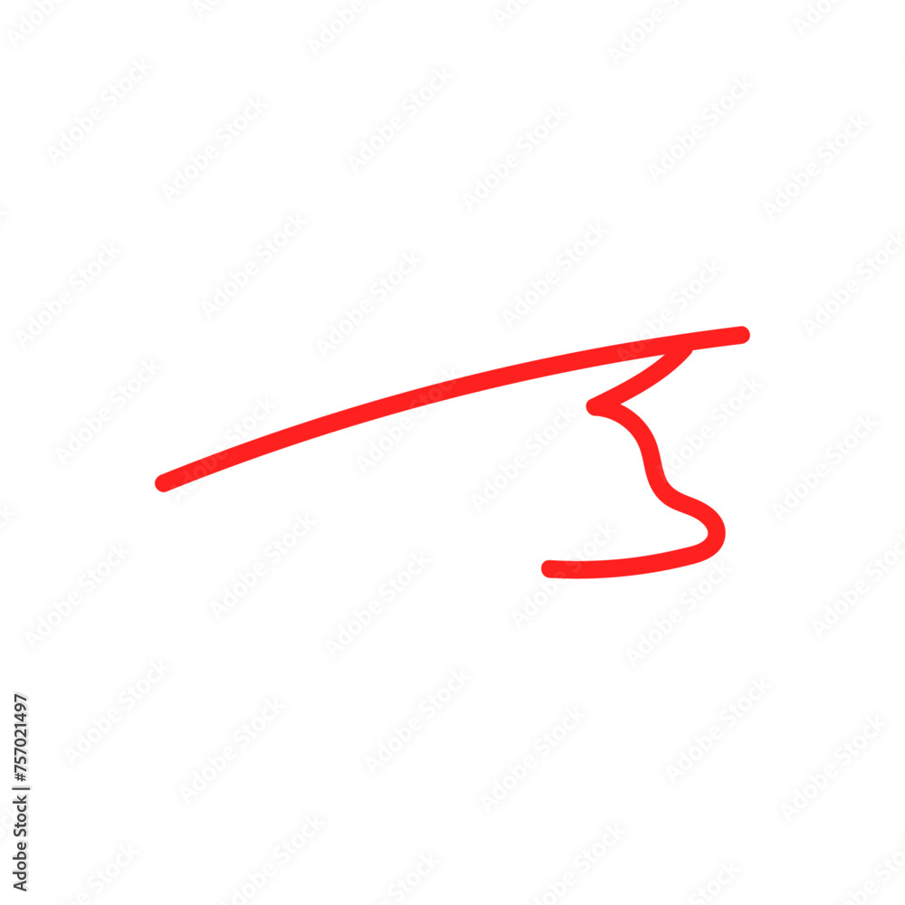 Red brush stroke underline. Marker pen highlight stroke. Vector swoosh brush underline set for accent, marker emphasis element. Hand drawn of underline strokes. vector illustration Red brush stroke underline. Marker pen highlight stroke. Vector swoosh brush underline set for accent, marker emphasis element. Hand drawn of underline strokes. vector illustration