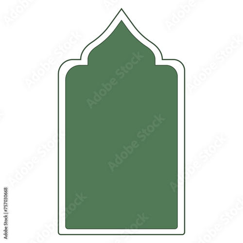 Islamic Ornament Frame Border Element