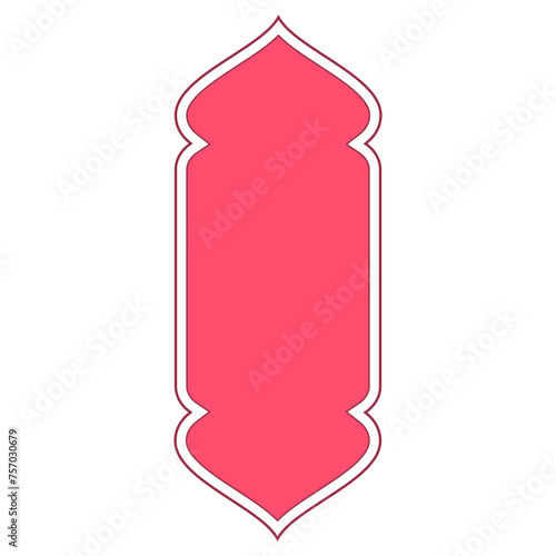 Islamic Ornament Frame Border Element