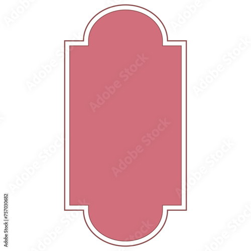 Islamic Ornament Frame Border Element