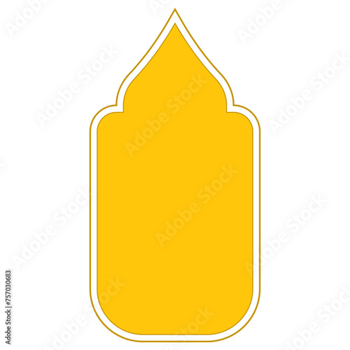 Islamic Ornament Frame Border Element
