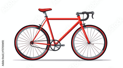 Flat of bike lifesyle design  flat vector  photo