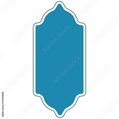 Islamic Ornament Frame Border Element