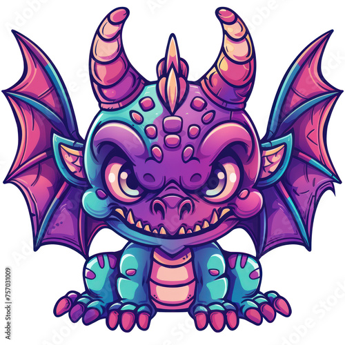 Small Fantasy Dragon Mascot