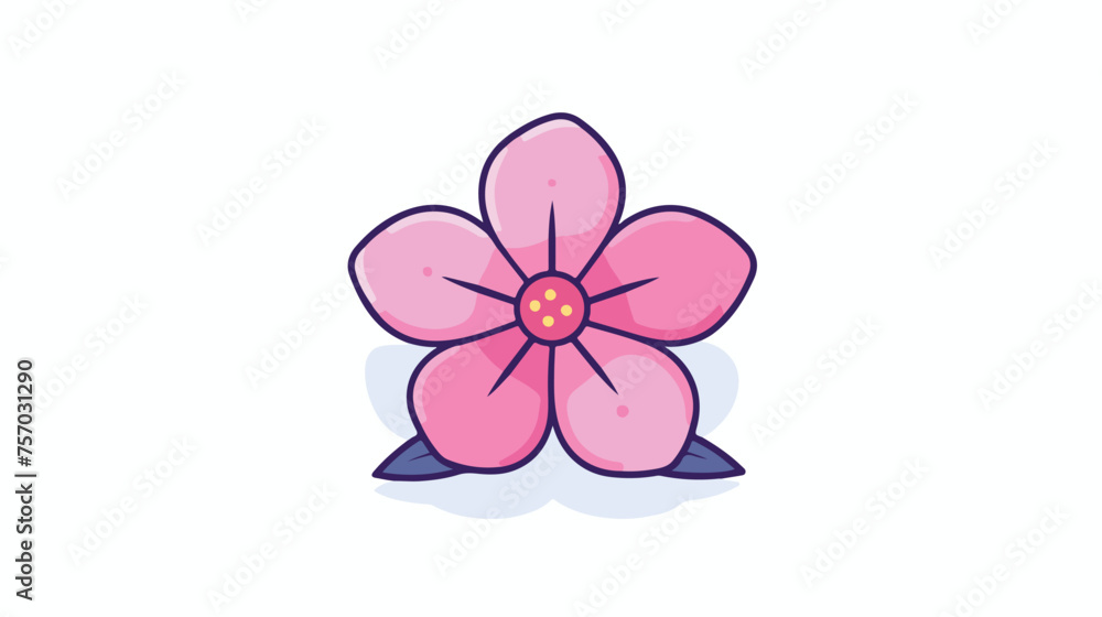 Flower Icon Vector Design Template flat vector 