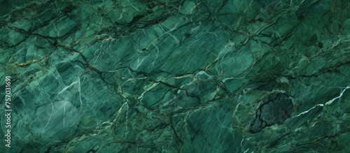 A close up of a green marble texture resembling patterns found in terrestrial plants and rocks  with hues of electric blue and transparent material  evoking a sense of liquid science in darkness