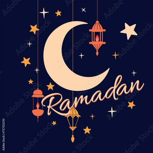Ramadan Vector Design, Ramadan Art Design (ID: 757033210)