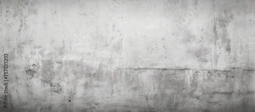 A monochrome photo of a concrete wall featuring a grey landscape with wood twigs  natural grass  and a horizon. The texture of the rectangle with a font creates a captivating event