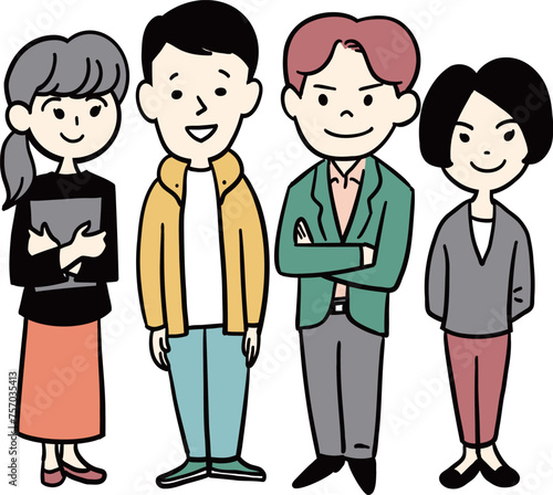 ダイバーシティな働く人々