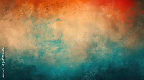 Abstract textured background with blue and red gradient.