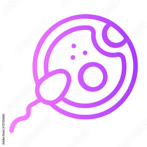 fertilization gradient icon