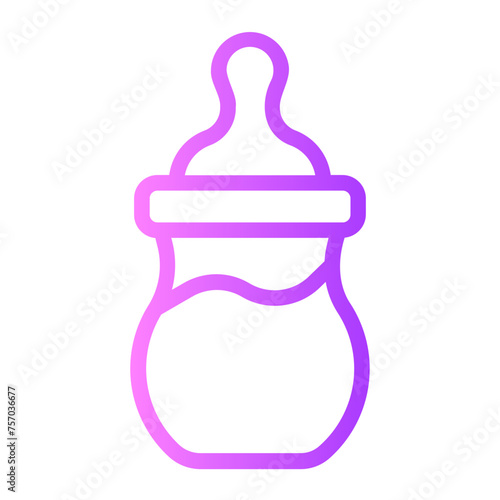 pacifier gradient icon