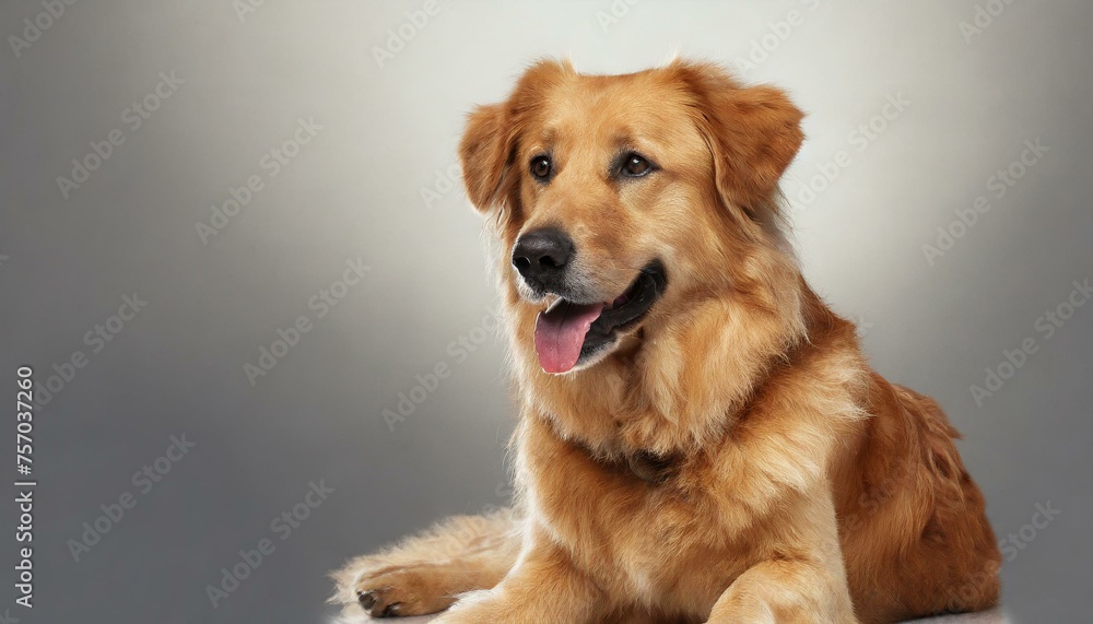 Canine Charm: Dog Pose Isolated on White Background Canine Charm: Dog Pose Isolated on White Background