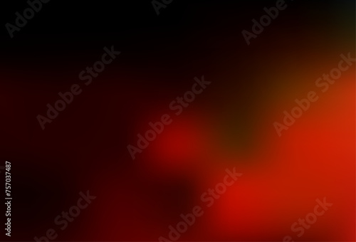 Dark Red, Yellow vector blur pattern.