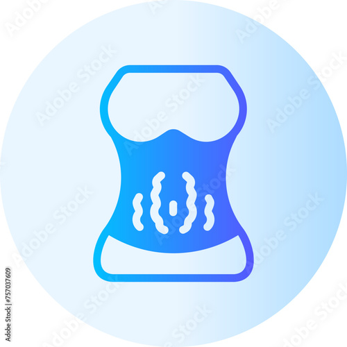 stretch marks gradient icon