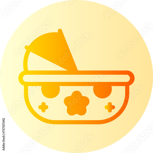 cradle gradient icon