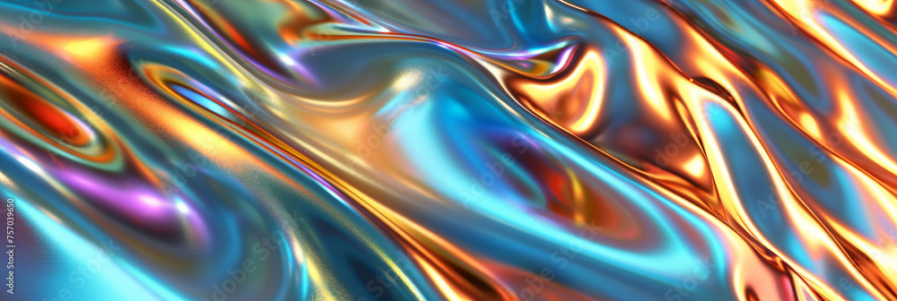 abstract silver liquid metal with iridescent fluid patterns ,banner, dark silver and light gold liquid fluid glossy chrome ,colorful holographic texture wave background abstract silver liquid metal with iridescent fluid patterns ,banner, dark silver and light gold liquid fluid glossy chrome ,colorful holographic texture wave background