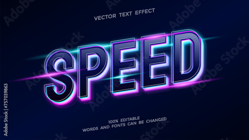 speed editable text effect