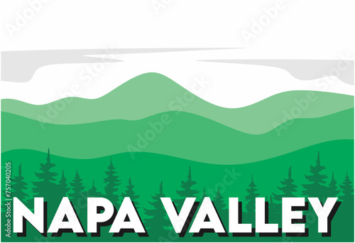Napa Valley with beautiful view