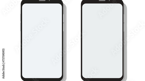 Cybonixxa Isolated smartphone on white background. Modern technology
