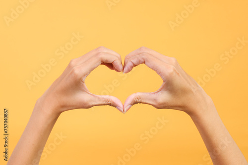 Hand Gesture Forming Love Sign 