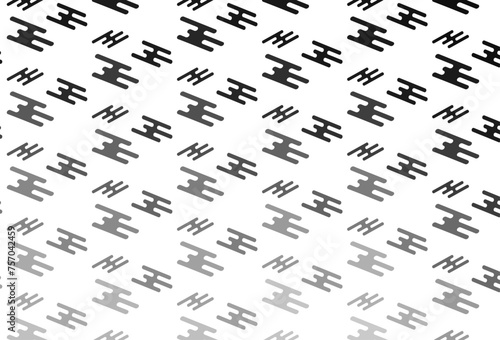 Light Silver  Gray vector template with repeated sticks.