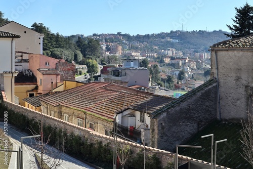 Obraz na płótnie Benevento - Scorcio panoramico dalla terrazza superiore dell'Hortus Conclusus w salonie