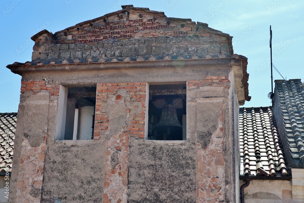 Benevento - Campane dell'Annunziata dalla terrazza dell'Hortus Conclusus