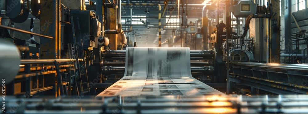 The dynamic environment of a printing press The dynamic environment of a printing press
