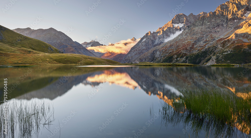 Lac du Pontet, La Meije, Rhones Alpes, Hautes-Alpes, Frankreich