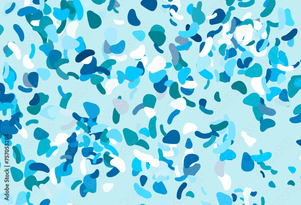 Light blue vector texture with random forms. Light blue vector texture with random forms.