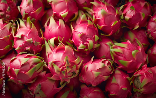 Commercial Shoot of Pink Dragon Fruits