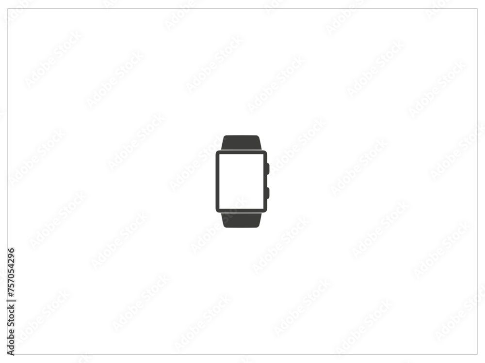 Smart watch logo and icon illustration. Smart watch logo and icon illustration.
