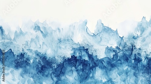 Illustration of abstract blue watercolor texture.
