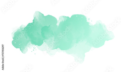 Abstract watercolor or alcohol ink art green background element with golden crackers. Pastel green marble drawing effect. template for wedding invitation,decoration, banner, background, png file
