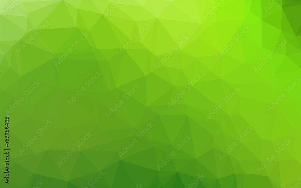Light Green vector shining triangular background. Light Green vector shining triangular background.