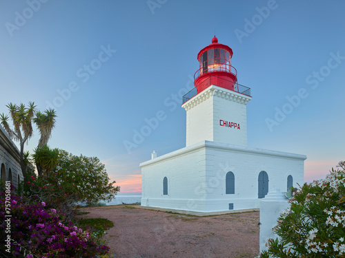 Leuchtturm am Punta Chiappa, Département Corse du Sud, Korsika, Frankreich © Rainer Mirau