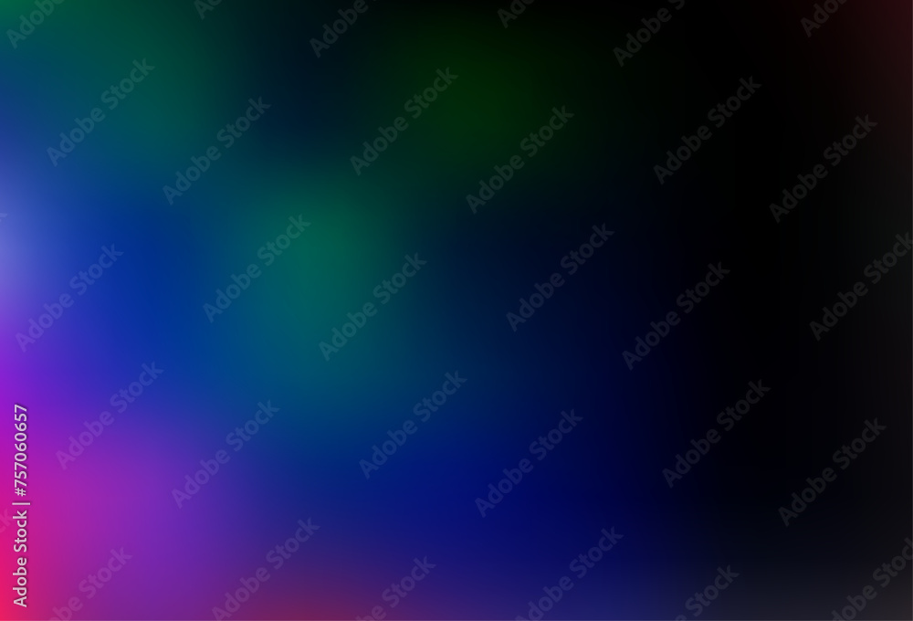 Obraz premium Dark Multicolor, Rainbow vector blurred shine abstract pattern.