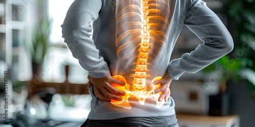 Exploring the impact of sciatic nerve inflammation on lower back discomfort. Concept Sciatic nerve, inflammation, lower back discomfort, impact analysis