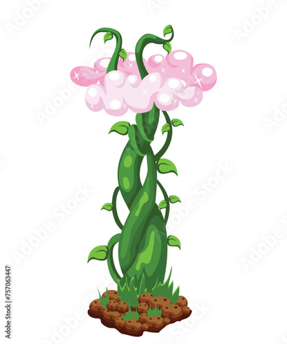 Beanstalk stok illüstrasyon