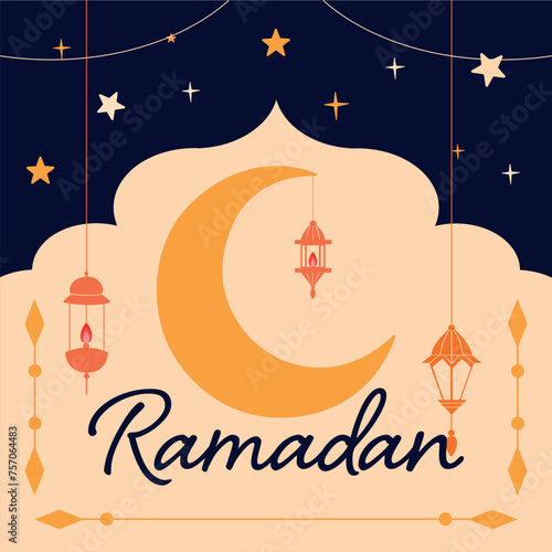 Ramadan Vector Design, Ramadan Art Design (ID: 757064483)