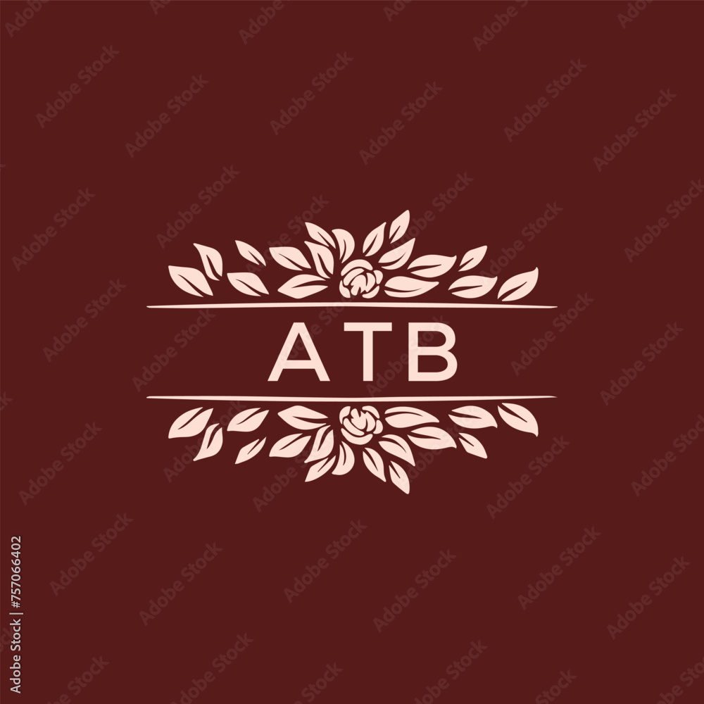 ATB  logo design template vector. ATB Business abstract connection vector logo. ATB icon circle logotype.
