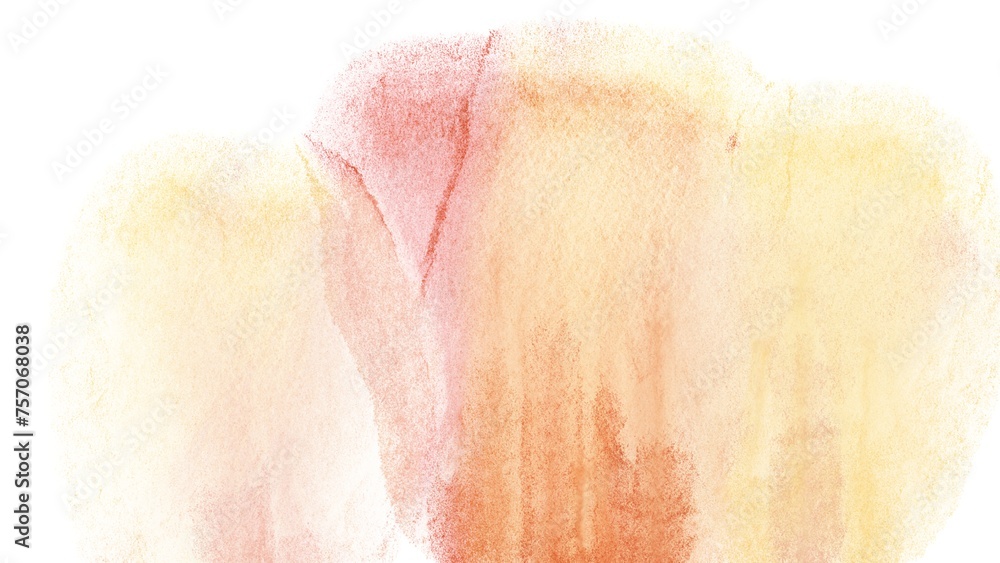 Fototapeta premium Digital Hand-Painted Watercolor Background, soft color.