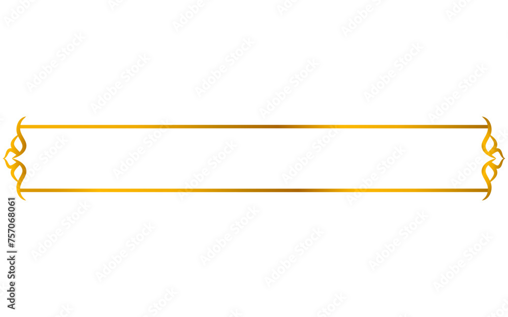 Long size golden border text box Long size golden border text box