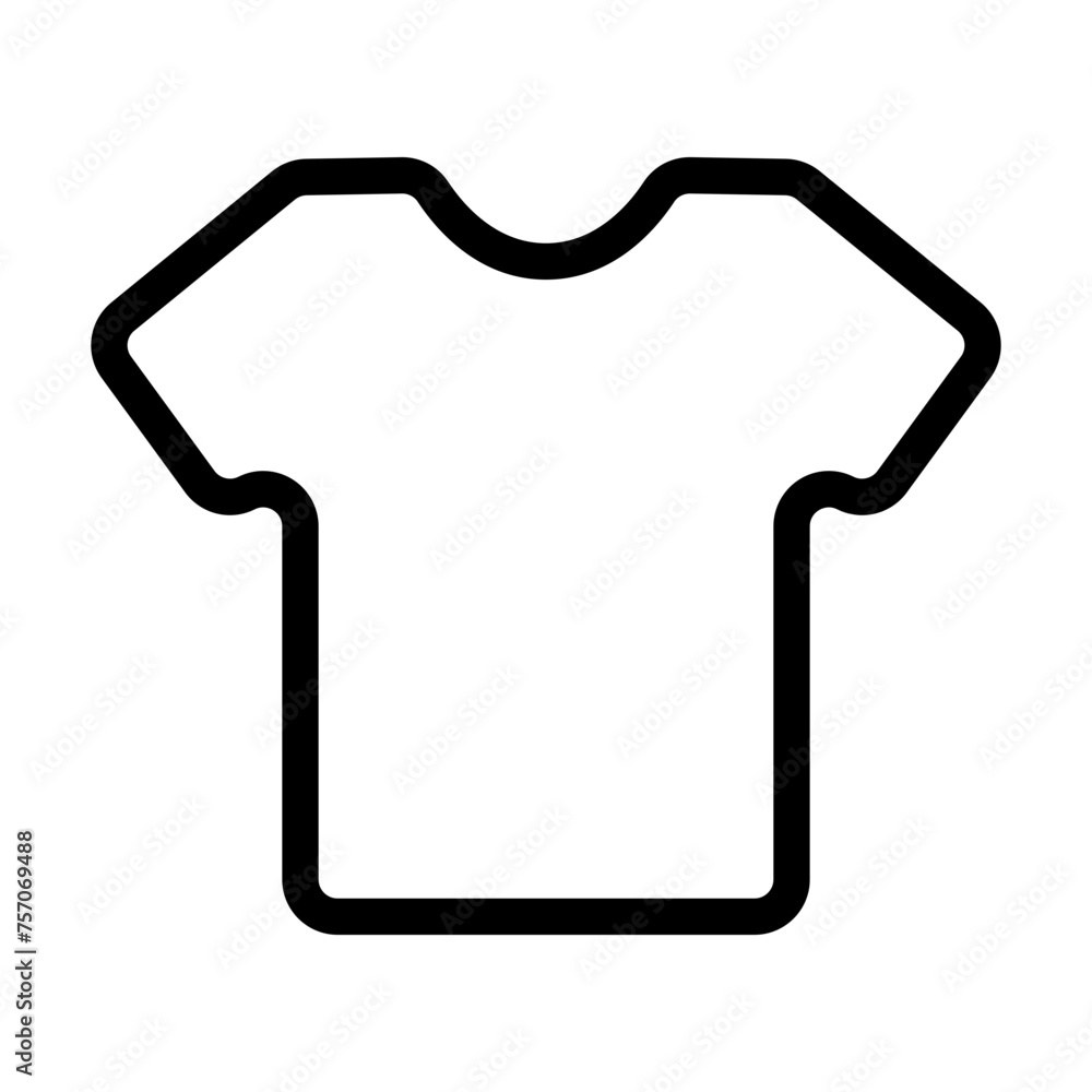 T-shirt icon, vector template element illustration for design T-shirt icon, vector template element illustration for design