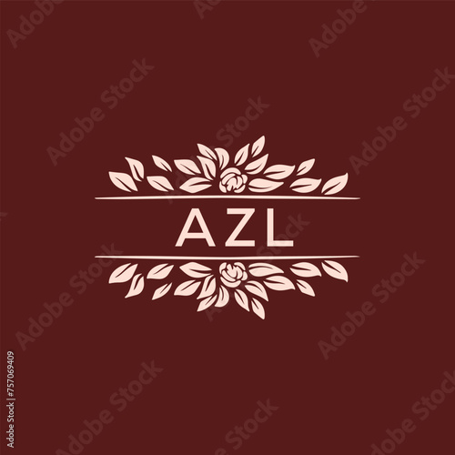 AZL  logo design template vector. AZL Business abstract connection vector logo. AZL icon circle logotype.
 photo