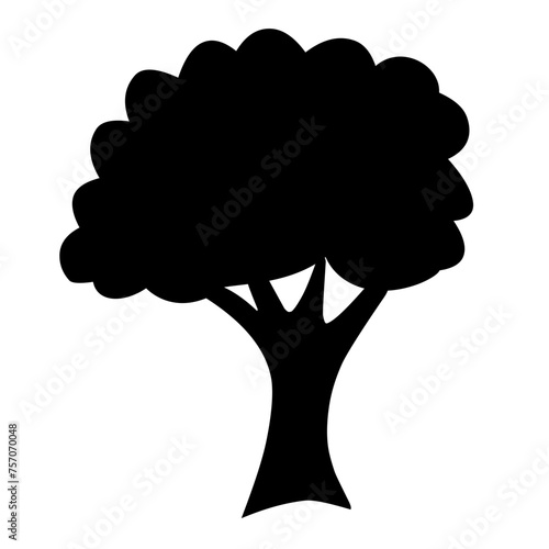 tree silhouette icon