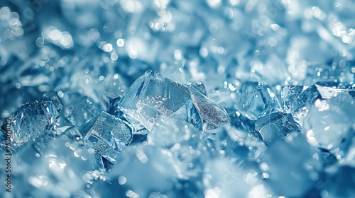 Gleaming Shards: Background of Stacked Clear Crystals