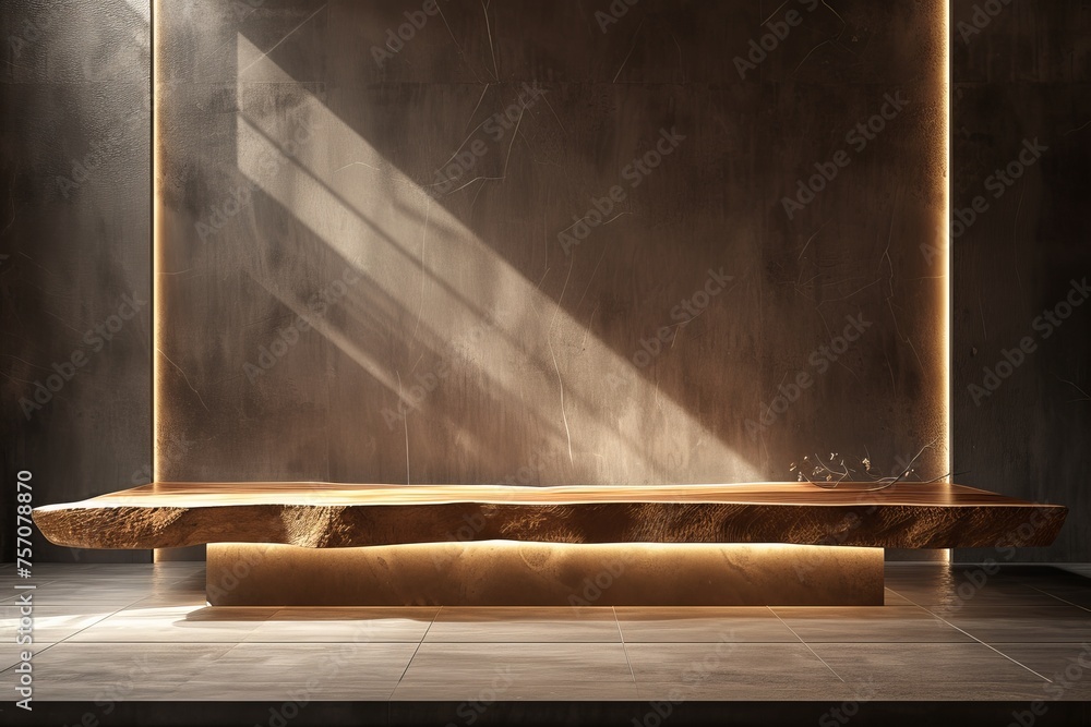 A sleek podium with minimalist aesthetics A sleek podium with minimalist aesthetics