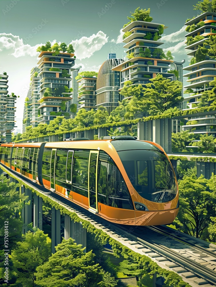 Obraz premium traffic in the city